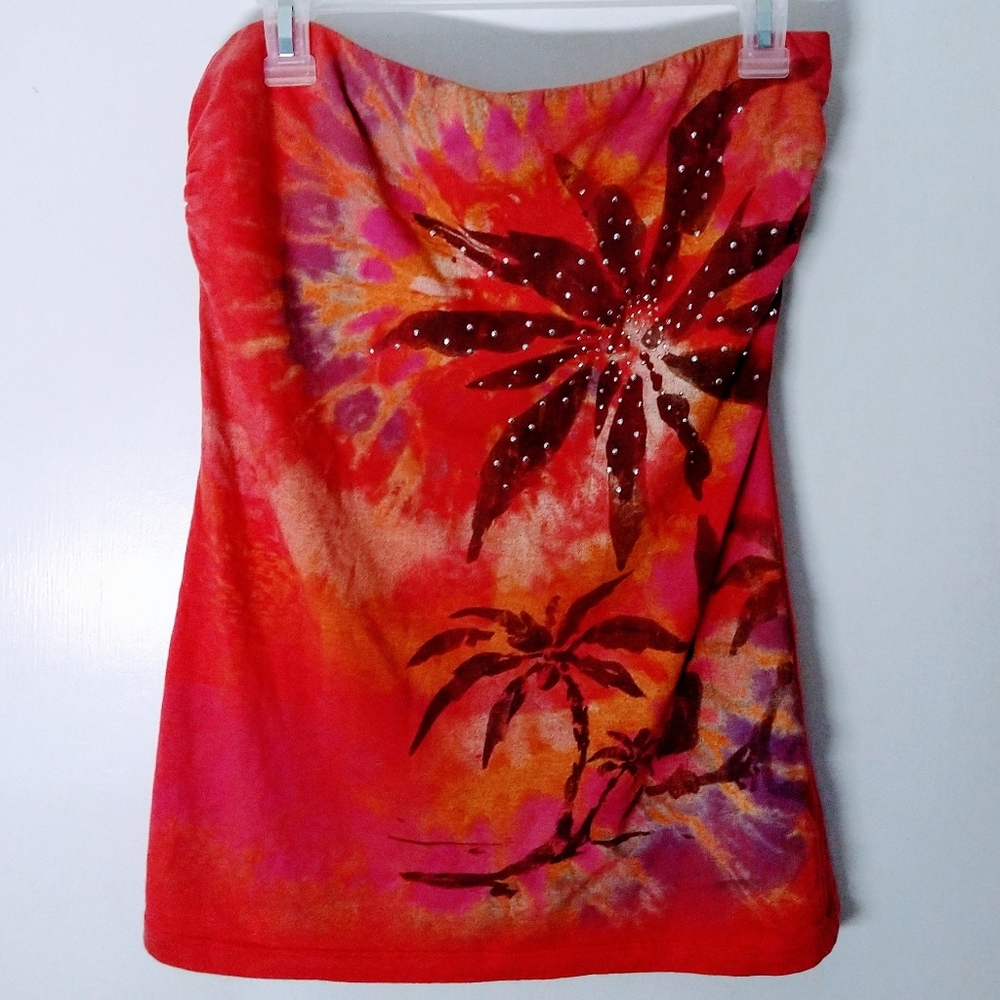 Bongo Palm Tree Tube Top